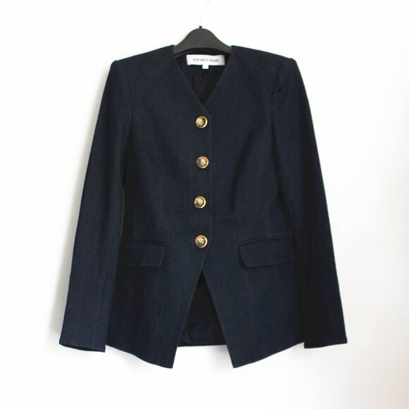NEW Veronica Beard Cynthia Tailored Denim Jacket, Multi-size - Picture 5 of 11